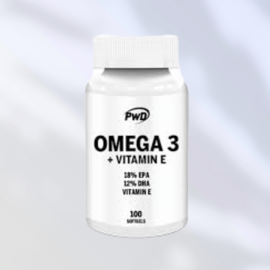 Omega 3 + Vitamina E 1000 mg PWD 100 perlas Invictus